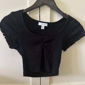 Black Crop Top